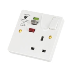 【RCD02WPVN】RCD SOCKET  13A  230VAC  PASSIVE  1 GANG