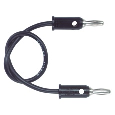 【1440-60-0】TEST LEAD  4MM BANANA PLUG-PLUG  BLK