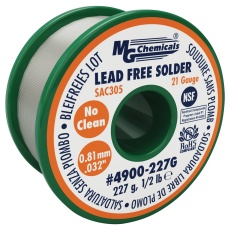 【4900-227G】SOLDER WIRE  NO CLEAN  21AWG  227G