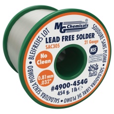 【4900-454G】SOLDER WIRE  NO CLEAN  21AWG  454G