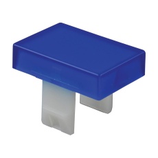 【01-901.6】LENS  RECTANGULAR  TRANSPARENT BLUE