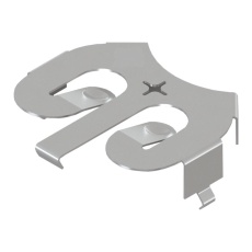 【2895】BATTERY HOLDER  COIN CELL - 12MM  TH