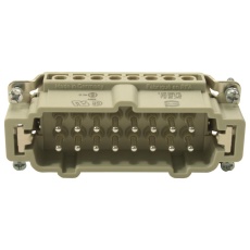 【09330162601】RECTANGULAR HAN INSERT  PLUG 16WAY SCREW