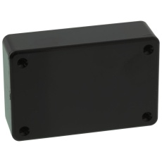 【1591MBK】BOX  ABS  BLACK  86X56X25MM