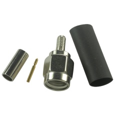 【901-9877-RFX】RF/COAXIAL SMA PLUG STR 50 OHM CRIMP/SLDR