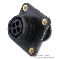 【211102-1】CIRCULAR CONNECTOR  RECEPTACLE  SIZE 11  4 POSITION  PANEL