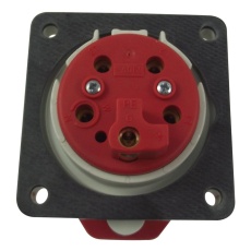 【430】SOCKET  PANEL MOUNT  400V  3P+N+E WAY