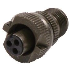 【MS3106A10SL-3S】CIRCULAR CONNECTOR PLUG SIZE 10SL 3 POSITION CABLE