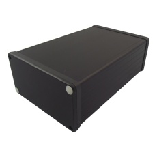 【1455C802BK】BOX  BLACK  PLASTIC END PLATE