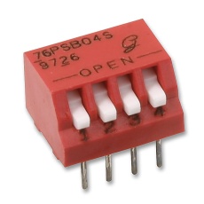 【76PSB04ST】SWITCH SPST 4 POS PIANO ACTUATOR