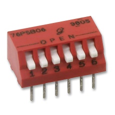 【76PSB06T】SWITCH  DIL  LEVER  6WAY