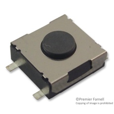 【430481025816】SWITCH  160GF  WASHABLE  BLK  SMD  2.5MM テーピングサービス品