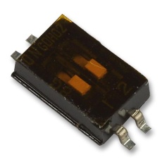 【1571983-3】SWITCH  DIP 2WAY  SPST  FLUSH テーピングサービス品