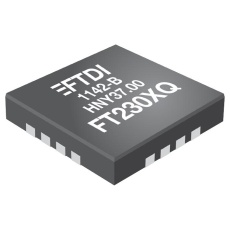 【FT230XQ-R】I/F  USB2.0 FS TO BASIC UART  16QFN テーピングサービス品