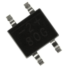 【MB8S】BRIDGE RECTIFIER  1PH  0.5A  800V  SOIC4 テーピングサービス品