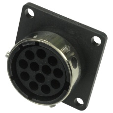 【UTG014-12S】CIRCULAR CONNECTOR RECEPTACLE  SIZE 14  12 POSITION  WALL