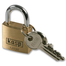 【K12530】PADLOCK  BRASS PREM  30MM