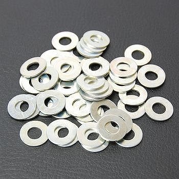 【ﾋﾗﾜｯｼｬ4MM*50(RO)】平ワッシャー三価クロメート50個入