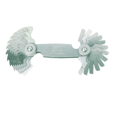 【JIS】ピッチゲージ JIS 測定サイズ0.25〜6.0mm 60度