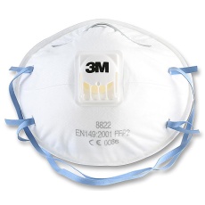 【8822】P2S PREM DUST/MIST RESP BX 10 PK10