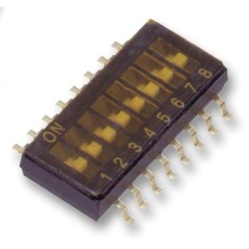 【A6H-0102】SWITCH  DIP  1/2 PITCH  SMD  10 WAY