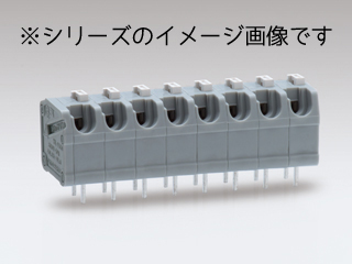 【ML-1400-S1L-4P】プリント基板用スクリューレス端子台 5mmピッチ 10A 300V 4極 ライトアングル