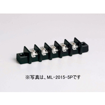 【ML-2015-16P】中継用ねじ式端子台 M3平小ねじ 11mmピッチ 1列 6A 250V 16極 はんだ付けラグ付き