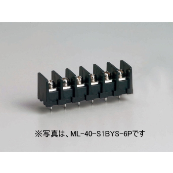 【ML-40-S1BYS-12P】基板用ねじ式端子台 M3セムスねじ 7.62mmピッチ 10A 250V 12極