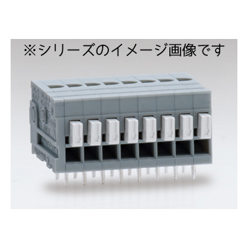 【ML-700-NH-9P】プリント基板用スクリューレス端子台 2.54mmピッチ 3A 50V 9極 ライトアングル