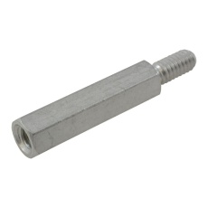 【8431】SPACER/STANDOFF  HEX  AL  6.4MM X 25.4MM