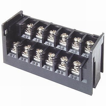 【ML-750-W1BF-12P】基板用ねじ式端子台 M3.5フリーねじ 10.16mmピッチ 15A 250V 12極 2段 ちどり配置