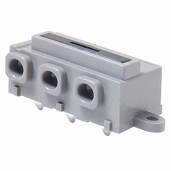 【ML-860-HBX】プリント基板用スクリューレス端子台 10mmピッチ 20A 250V 3極 ライトアングル