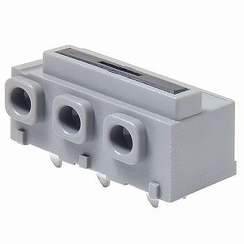 【ML-860-HBY】プリント基板用スクリューレス端子台 10mmピッチ 20A 250V 3極 ライトアングル