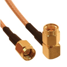 【135103-03-M0.25】RF COAX CABLE RG316 SMA PLUG 250MM TRANS