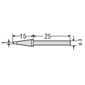 【CS-20/30RT-SBC】CS21/31用替こて先(SBC型)