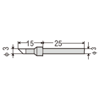 【CS-20/30RT-3C】替こて先 3C型 CS-21/31用