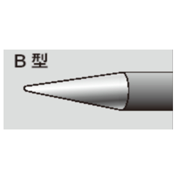 【RB-475B】替ブラックチップ φ4mm×75mm B型