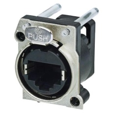 【NE8FBV-C5-LED】CONNECTOR  RJ45  JACK  8P8C  CAT5E