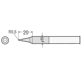 【PX-40RT-B】替こて先 B型 PX-401用