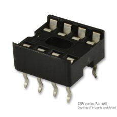 【4808-3004-CP】DIP SOCKET  8POS  2ROW  2.54MM  TH