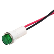 【1092C5-28V】LED INDICATOR  PANEL  12.7MM  GREEN  28V