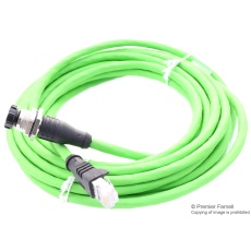 【142M2X25020】SENSOR CORD 8P M12 RCPT-RJ45 PLUG 2M
