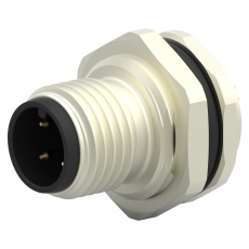 【T4130012041-000】SENSOR CONNECTOR  M12  PLUG  4POS  PANEL