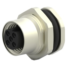【T4131412051-000】SENSOR CONNECTOR  M12  RCPT  5POS  PANEL