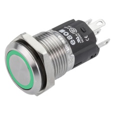 【82-4151.2134】PB SWITCH  ILLUM  SPDT  5A  250VAC  GRN