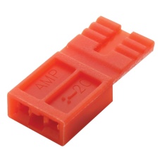 【2-881545-2】SHUNT  2POS  2.54MM  THERMOPLASTIC  RED