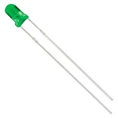 【LTH3MM12VFR4500】LED  3MM  GREEN  2.5CD  625NM