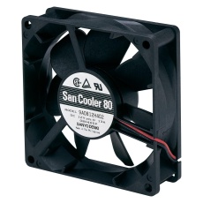 【9A0824S401】AXIAL FAN  80MM  24VDC  42.4CFM  34DBA
