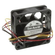 【9GA0624P6G001】AXIAL FAN  60MM  24VDC  31.1CFM  43DBA