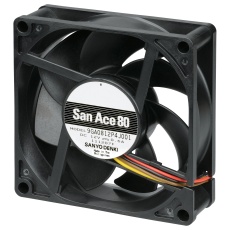 【9GA0824P4J001】AXIAL FAN  80MM  24VDC  73CFM  48DBA